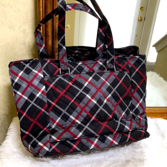 New Vera Bradley Work Tote. A nice bag with many compartments and laptop holder. - Picture 3 of 17